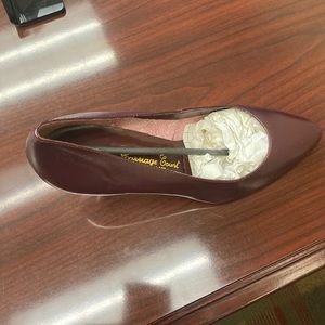 Wine colored heels